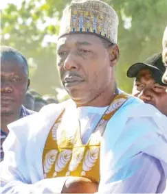  ??  ?? Governor of Borno State, Prof. Babagana Umara Zulum