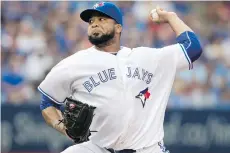  ?? FRED THORNHILL/THE CANADIAN PRESS ?? The Toronto Blue Jays have gone with a six-man rotation since acquiring Francisco Liriano on Aug. 1.