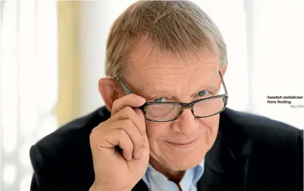  ?? REUTERS ?? Swedish statistici­an Hans Rosling.