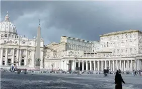  ?? Ansa ?? Vaticano Spa Il patrimonio della Santa Sede è stimato in 2.000 miliardi