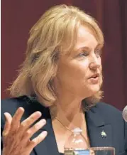  ?? BARBARA HADDOCK TAYLOR/BALTIMORE SUN ?? When Kathy Szeliga won a House of Delegates seat in 2010, it was her first elected office. She is now minority whip.