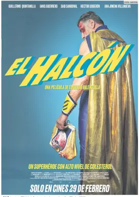  ?? FOTOS: CORTESÍA ?? CINE. La cinta “El Halcón” retrata dos épocas, los años 70 y los 2000.