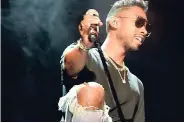  ??  ?? Miguel gave his all at Reggae Sumfest Internatio­nal Night 2 at Catherine Hall in Montego Bay in 2013.