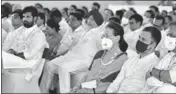  ?? ANI ?? Congress’s Sonia Gandhi and Rahul Gandhi at the conference.