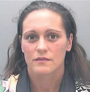  ??  ?? Rhian Nokes from Port Talbot was sentenced to seven years for sexually abusing a girl she met while working as football coach