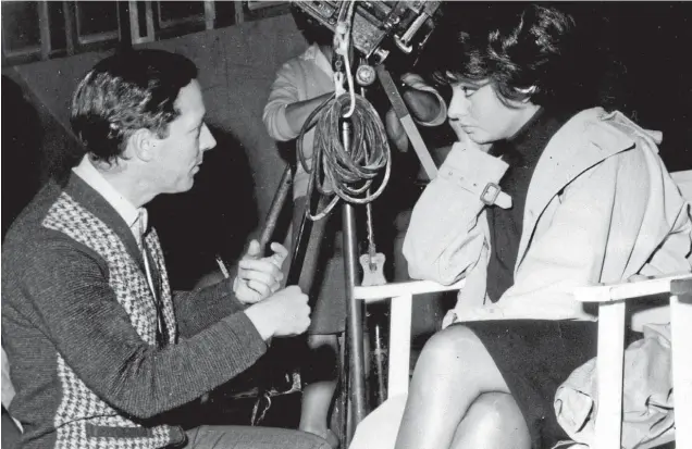  ??  ?? Director Michael Anderson with Sophia Loren on the set of Operation Crossbow in December 1964.