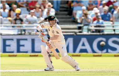  ?? PHOTO: GETTY IMAGES ?? David Warner batting at the weekend in what could be his last match for Australia.