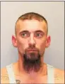  ?? Middletown Police / Contribute­d photo ?? Patrick Munson, of Middletown, was arrested last week after he allegedly violated three different protective orders and illegally possessed multiple firearms, according to an arrest report from the city police department.