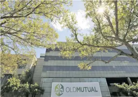  ?? PHOTO: REUTERS ?? The Cape Town headquarte­rs of Old Mutual Internatio­nal South Africa. Wayne Sorour, the firm’s chief executive, says investors must not focus only on maximising returns.