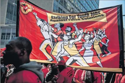  ?? Photo: Delwyn Verasamy ?? Challenge: Metal workers’ union Numsa, expelled from labour federation Cosatu in 2015, has played a major role in forming a new federation, made up of 21 unions and 700 000 members.