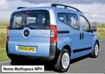  ??  ?? Nemo Multispace MPV