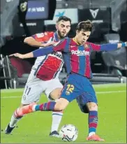  ?? FOTO: PEP MORATA ?? Riqui Puig jugó su primer partido completo