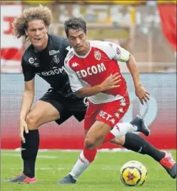  ??  ?? Ben Yedder, en un momento del partido ante el Reims.