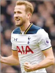  ??  ?? Tottenham Hotspur striker, Harry Kane