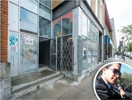  ?? PHOTOS D’ARCHIVES ?? Selon les autorités, l’avocat Samir Ouati (en mortaise) trafiquait du fentanyl à son domicile situé sur la rue Wellington, à Montréal. Un juge a récemment ordonné son maintien en détention, jusqu’à la fin des procédures judiciaire­s contre lui.