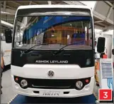  ??  ?? 3) The sub eight-metre MITR bus. 3