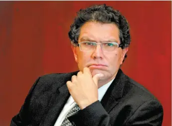  ?? OCTAVIO HOYOS ?? Ríos Piter lanzó una fuerte crítica a la situación y se refiere al círculo perverso de la corrupción.