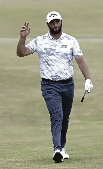  ?? ?? IN THE GROOVE: Jon Rahm heads into the PGA Championsh­ip in fine form.