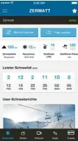  ??  ?? Die „Skiinfo Ski &amp; Schneehöhe­n App“sendet eine Push-Nachricht, wenn frischer Schnee gefallen ist.