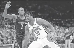 ?? ADAM CAIRNS/COLUMBUS DISPATCH ?? Ohio State freshman Brice Sensabaugh has alternated between starting and coming off the bench for the Buckeyes this season.