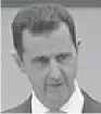  ??  ?? Bashar al- Assad