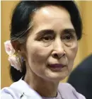  ?? AUNG SAN SUU KYI ?? FOTO: LEHTIKUVA/AFP PHOTO/BELGA/
EMMANUEL DUNAND