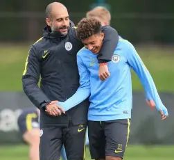  ??  ?? Left Guardiola could not convince the City starlet to remain in Manchester – “in the end when they don’t want to stay, there is nothing left to say”