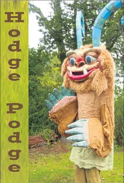  ?? COURTESY VINNY LOVEGROVE ?? Hodge Podge from Toe Jam Puppet Band will be outside Leominster Public Library on March 25.