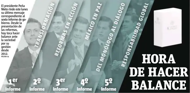  ?? | PUBLIMETRO ?? Este lunes a las 12:00 horas, en Palacio Nacional, el titular del ejecutivo federal ofrecerá un mensaje ante unos mil 500 invitados.