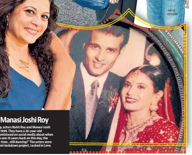  ?? ?? Rohit Roy and Manasi Joshi Roy