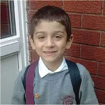  ??  ?? ‘Beautiful boy’: Hakeem Hussain suffered a cardiac arrest