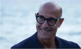  ??  ?? The signature hypnodazzl­e ... Stanley Tucci in Searching for Italy. Photograph: CNN