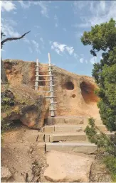  ??  ?? Tsankawi Ruins at Bandelier National Monument, photo Clyde Mueller/The New Mexican