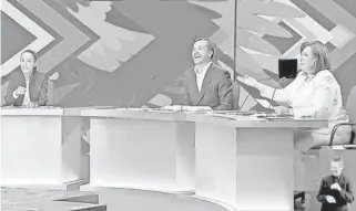  ?? /CAPTURA DE VIDEO ?? Del debate presidenci­al esperaba más propuesta y menos ataque