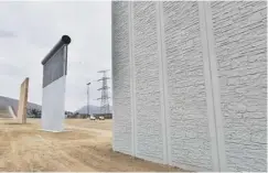  ??  ?? 0 The ‘wall’ between Mexico and US may break ground this year