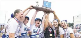  ??  ?? 4. It was a perfect ending for the Hempfield softball team.