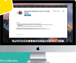  ??  ?? If it’s a while since you updated macOS, a combo update will quickly bring the system up to date.