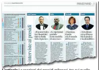  ??  ?? L’articolo Le reazioni dei presidi milanesi, tra cui quello del Parini, pubblicate sul «Corriere» di giovedì 8 novembre