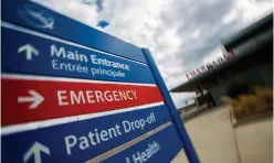  ?? JULIE JOCSAK TORSTAR FILE PHOTO ?? A senior Niagara Health official said visits to its three emergency department­s and two urgent-care centres are down 40 to 50 per cent.