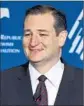 ?? Ethan Miller
Getty Images ?? TED CRUZ, a presidenti­al candidate, attacked the “ObamaClint­on foreign policy.”
