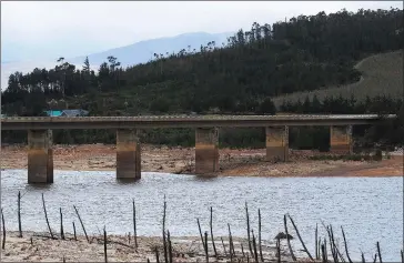  ?? Picture: Henk Kruger/African News Agency (ANA) ?? RELIEF: Theewaters­kloof Dam’s water level continues to rise thanks to the good rain the region received recently. Dam levels in Cape Town stand at 55.7%. This time last year, levels were only at 26%.