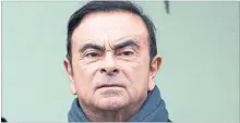  ?? ETIENNE LAURENT AGENCE FRANCE-PRESSE FILE PHOTO ?? Part of Carlos Ghosn’s defence is if Nissan really intended to pay him compensati­on after his retirement, it would have put aside reserves to prepare for that day, which the firm did Tuesday.