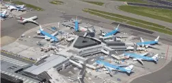  ?? (Yves Herman/Reuters) ?? KLM AIRCRAFT the tarmac at Schipol airport near Amsterdam.