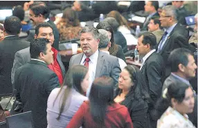  ?? FOTO: EL HERALDO ?? La bancada de Libre se limitó a reelegir a Zelaya como jefe, no así a los demás.