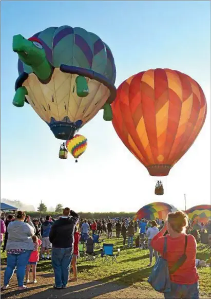  ?? PHOTO PROVIDED ?? Image from a previous Hudson Valley Hot Air Balloon Festival.