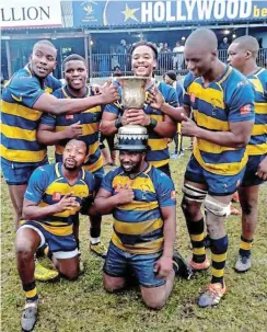  ?? Picture: SUPPLIED* ?? SWEET VICTORY: Police are the 2022 Border rugby champions