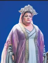  ??  ?? Amber Wagner in Lyric’s Turandot TODD ROSENBERG