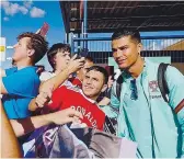  ?? ?? Ronaldo levou os adeptos à loucura