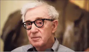  ?? Luca Bruno / Associated Press ?? Director Woody Allen’s “A Rainy Day in New York” will finally land in North American theaters on Oct. 9.