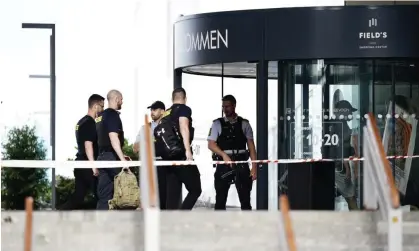  ?? Photograph: Mads Claus Rasmussen/AP ?? The Field's shopping centre in the Danish capital remained closed on Monday after Sunday’s shooting.